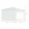 10 x 10 Feet Outdoor Side Walls Canopy Tent with 4 Removable Sidewalls